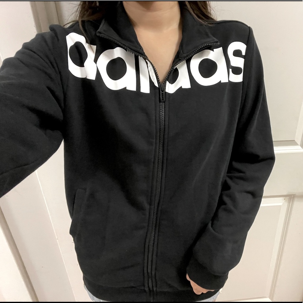 Adidas track jacket FITS LIKE Medium